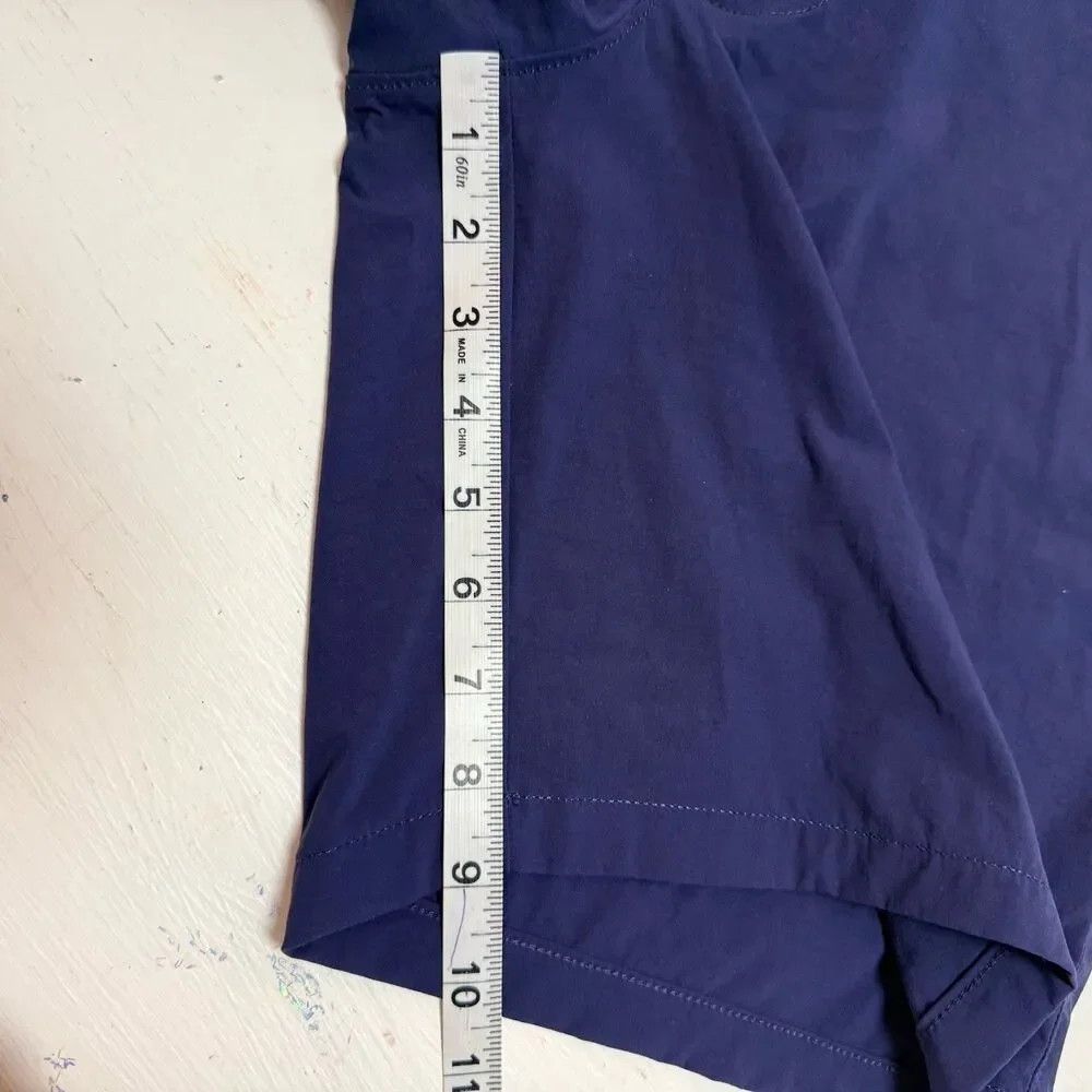 J Crew Mens Tech Golf Shorts 35 Navy Blue 9